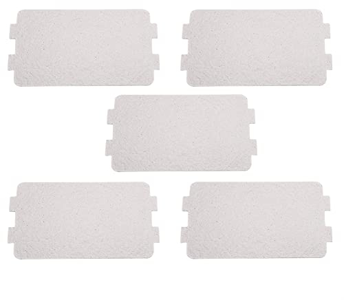 5 piezas de repuesto de placa de mica para horno microondas, cubierta de guía de microondas, accesorio de reparación para horno microondas