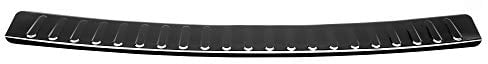Aroba AR1291-BL Edelstahl Schwarz Black Chrome Ladekantenschutz kompatibel mit BMW X1 U11 ab BJ. 10.2022> passgenau Abkantung Farbe Schwarz-Anthrazit