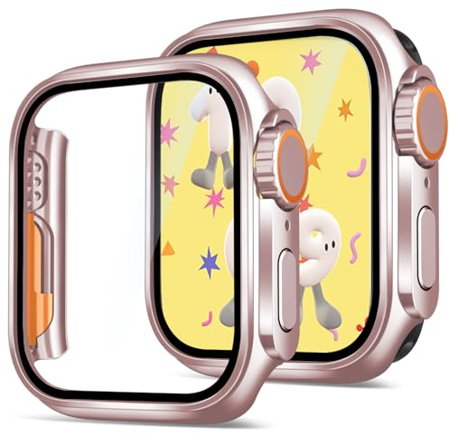 Hülle für Apple Watch Serie SE 2022 & 6 5 4 44mm Schutzhülle Hülle mit Displayschutz Werden Sie Stil zur iWatch Ultra, Hart PC Schutz Kratzfest Gehäuse für Apple Watch Series SE 6 5 4 Hülle 44mm Case