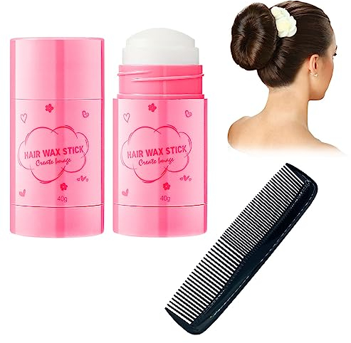 Haarwachs-Stick,Wachs-Stick für Haare,Hair Wax Stick für Haare,Wachsstab für Haare,Wachsstift für Haare,Haarfinishing Cream Stick,Haar Pomade Stick für Professionellen Salon und Heimgebrauch