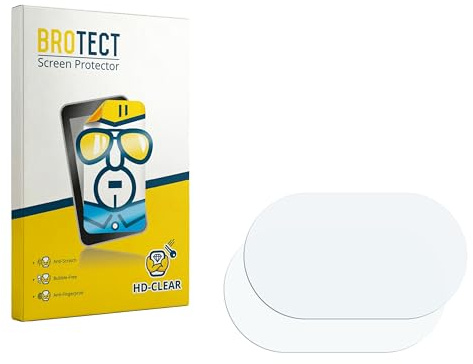 BROTECT Schutzfolie für Mini Cooper 2021-2023 | 2 Stück Transparenter Displayschutz Made in Germany Klare Displayschutz-Folie Clear Einfache Montage Case-Friendly