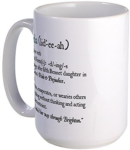 BAAROO Jane Austen Lydia Definition Grande tasse à café en céramique 440 ml
