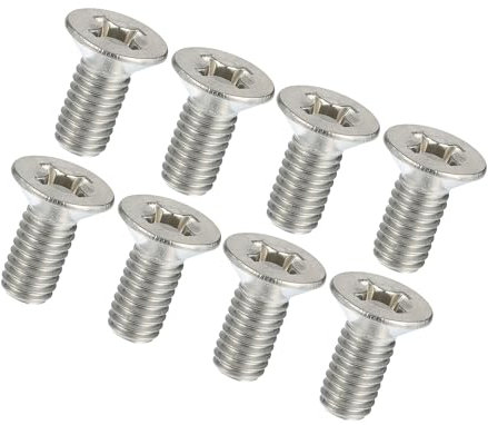 Motoforti Car Brake Disc Rotor Screws Bolts, for Honda Accord Civic, 8pcs