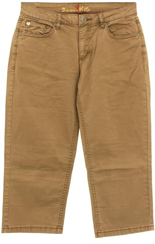 Buena Vista 3/4 Damen Jeans Hose Angela 3/4 Gabardinestretch Choco