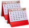 TEHAUX 2 Stück 2024 Fu-Charakterkalender Mondkalender für das neue Jahr Fengshui- tischkalender schreibtisch Hängender 2024 Hängender Mondwandkalender Papier