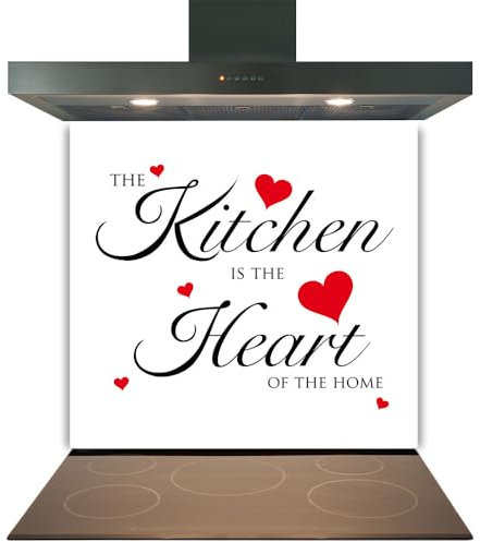 Printed Toughened Glass Splashback for Kitchen, Tempered Heat Resistant Glass Splashbacks for Cookers (Design 2060, 60 x 75cm)