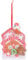 Luxshiny Led-Beleuchtetes Weihnachts-Lebkuchenhaus-Ornament Kleines Leuchtendes Weihnachts-Süßigkeitshaus Weihnachtsbaum-Anhänger Hängedekoration
