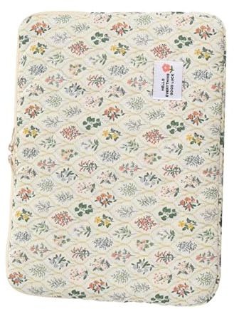 Nybhyjka Funda para portátil para Mujer, Bonita Bolsa de Transporte con Diseño Floral para portátil de 14 Pulgadas | Funda Multiusos para Ordenador