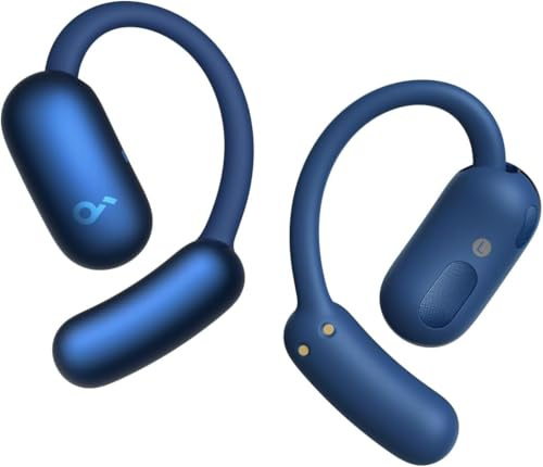 soundcore AeroFit 2 by Anker, Open-Ear Kopfhörer, KI-Übersetzung, anpassbare Ohrbügel, Fester Halt, tiefer Bass, Hi-Res Audio, 42h Spielzeit, Bluetooth 5.4, kabellos Laden, IP55(Generalüberholt)