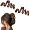 XYTAHDM 2-pack grandi fermagli per capelli color cacao, elegante colore cacao, look alla moda, vestibilità slim, perfetti per le ragazze