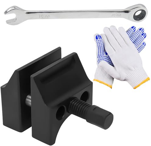 Suevut Écarteur de Jambe de Suspension - Écarteur de Fusée à Moyeu Fendu, Outil pour Démontage et Installation, Compatible avec la Plupart des Véhicules, Inclut Clé 10mm et Gants