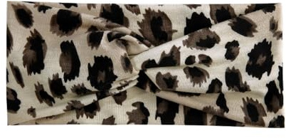 Anevous 1 Stück Breite Elastische Stirnbänder Damen,Weiche Haarbänder,Sport Haarband,Haarschmuck,Dünn rutschfest Hair Band für Alltag Fitness Yoga Exercise Workout Laufen Gym,Weißer Leopard