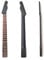 Premium Ahorn Gitarrenhals für Fender Telecaster-Style Gitarren, kanadischer Ahorn mit Griffbrett aus Palisander, 22 mittelgroße Jumbo-Bünde, mattschwarze Rückseite - Halsspannstab-Zugang an der