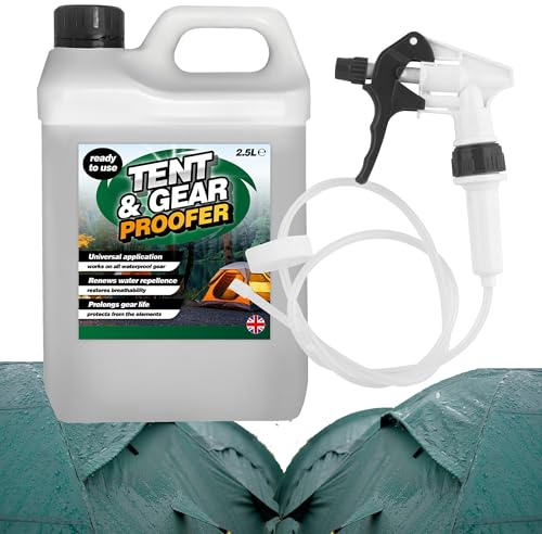 STORM TRADING GROUP 2.5 Litre Tent & Gear Waterproof Spray Protects Tents From The Elements With Long Hose Trigger (4)
