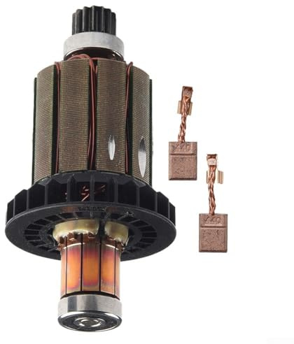 619496-0 Anker und Kohlebürsten CB440 Kompatibel mit für Makita DHP458 BHP458 DDF458 BDF458 Werkzeuge Ersatzteile für Akku-Bohrmaschinen und Hammer