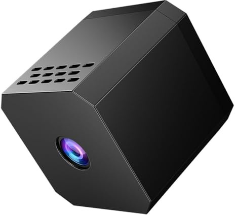 Telecamera wireless, mini telecamera di sicurezza interna per visione notturna, accesso remoto per sorveglianza domestica, senza bisogno di Internet (F1)