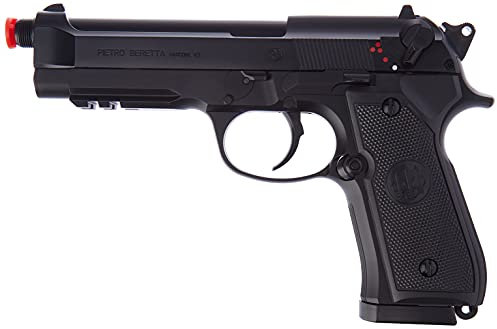 Beretta Airsoft Pistole MOD. 92 A1, elektrische Full-Auto Softair Waffe, 0,5 Joule, für 6 mm BB Kugeln, Inkl. Ladegerät und 100 BBS