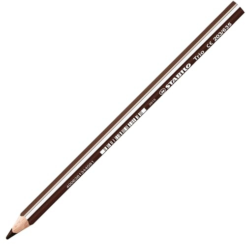 Dreikant-Buntstift - STABILO Trio dick - Einzelstift - dunkelbraun
