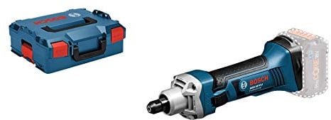 Bosch Professional 18V System Akku Geradschleifer GGS 18 V-LI (Leerlaufdrehzahl 22.000 min-1, inkl. L-BOXX, ohne Akku/ Ladegerät)