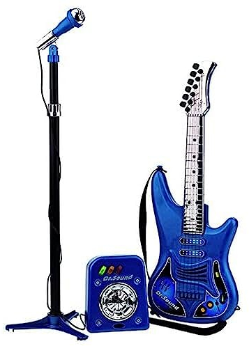 REIG- Set con Guitarra, Micrófono y Bafle, Multicolor, 63 x 20 x 82 cm (REIG843)