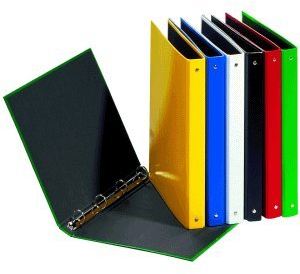 Pagna 12 x Ringbuch A4 25mm 4 Ringe Sortiert