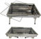 TMD-Line BBQ Holzkohlegrill 45 x 30cm Klappgrill Standgrill Tragbar Camping Garten Grill