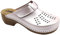 Leon PU161 Sabots Mules Chaussons Chaussures en Cuir Femme Dames, Perle, EU 37