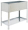 Simon Rack Huerto Urbano Metálico, Agujeros Drenaje, Capacidad 140 L, 850x900x600 mm, Huerto Terraza Exterior, Galvanizado -Simon Garden