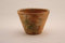 Hirsch Terracotta Colortopf Keramik Blumenübertopf Übertopf, 17x12,5 cm Handmade Topf Tontopf (Antik)