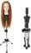 Tripod Adjustable Manikin Mannequin Head Wig Stand, Adjustable Tripod Stand Holder, Adjustable Mannequin Head Tripod Stand, Hairdressing Training Head Holder for Hairdressing Canvas Training Head