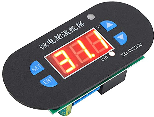 Pssopp Digitaler Temperaturregler 0 300℃ Hochpräzise Einstellbare Thermostat Celsius Anzeige Zum Heizen und Kühlen von Fermentationsinkubatoren Temperaturregler