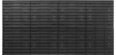 PAFEN Wandregal Lagerregal – 1544 x 780 mm – 8X Montagewand 386 x 390mm Werkzeugwand Lochwand Werkstattwand aus Kunststoff