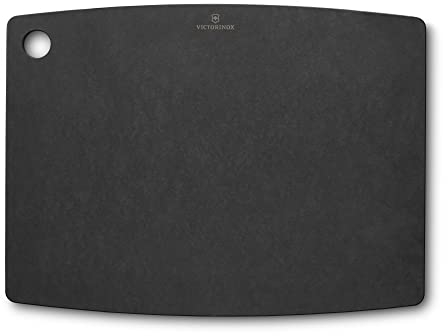 Victorinox Schneidebrett Kitchen Series, Klingenschonend, Spülmaschinenfest, Langlebig, L (44.4 x 33 x 0.6), Schwarz