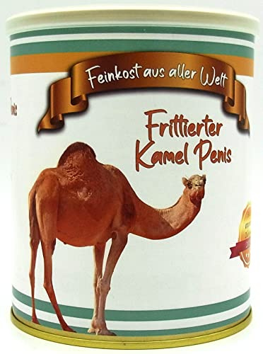 Frittierte Kamel-Penis aus der Dose Scherzarktikel, Lustige Geschenkidee, Party-Brüller, Spaßgeschenk, Halloween