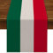 Nepnuser Italienischer Tischläufer für italienische Motto-Party-Dekoration, Zuhause, Küche, Esszimmer, Abendessen, Leinen, Tischdekoration (33 x 182,9 cm)