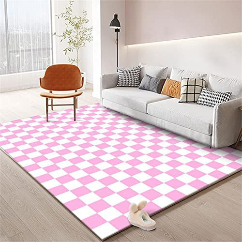 Chambre Parentale Decoration Tapis Long Damier Tapis Salon Table Basse Tapis Plaid Chambre Tapis RosePetit Canapé Chambre Ado 40X60cm
