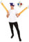 P'tit Clown - Clap Clap Gonflable - Parfait pour Supporter la France Lors des Célébrations et Événements Sportifs - Plastique - x2 (Baguettes)