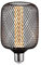 Paulmann 29083 Metallic Glow Edition Standard 230V LED Leuchtmittel Zyl E27 Spiral 4,2W 200lm 100mm Schwarz Metall 1800K