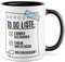 Examen Tasse Geschenk, To Do-Liste Examen bestanden examensprüfung Staatsexamen Kaffee-Becher
