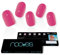 NOOVES Strisce per Unghie in Gel Semipolimerizzato | Barbie Girl | Rosa | Strisce per unghie in gel semi-durato| Adesivi per unghie semi-permanenti in gel| Gel Nail stickers| Unghie in gel