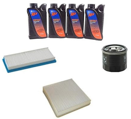 AOQ KIT TAGLIAND 3 FILTRI + 4 LITRI OLIO 5W40 COMPATIBILE CON SMART FORTWO (451) (IIserie) 1000 cc