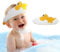 Baby Shower Cap Shield, Shower Cap for Kids, Kids Shampoo Shower Bath Cap Adjustable Hair Washing Shampoo Shield Baby Visor for Eyes and Ears Protector