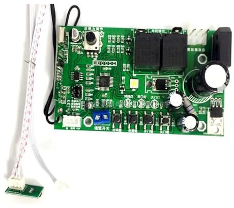 Placa principal de puerta de garaje con límite electrónico universal, placa de control del motor de la puerta abatible, receptor de puerta de garaje con límite para abridores de portones automáticos e