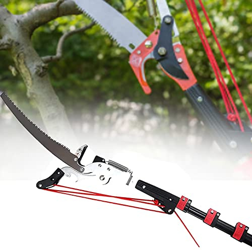 Telescopic Tree Pruner, Tree Pruner Pole,with Pull Cord, Gardening Tool,for Gardening and Landscaping