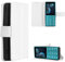 Jiajihua Cover Compatible with Nokia 108 4G (2024) Flip Stand Phone Case White