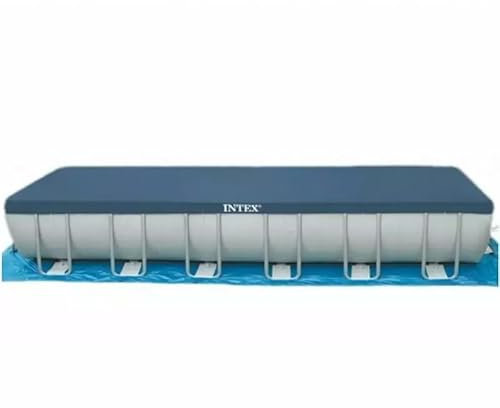 Sheepmania Intex 10756 Copertura per Piscina Prism Frame 549 x 274 cm – Copertura per Piscina con Corda di Fissaggio e Fori di drenaggio