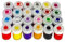 Stoffmalfarben-Set – Lebendige, hochpigmentierte Textilfarben – Waschmaschinenfeste Farben für T-Shirts, Baumwolle & Stoffe (24 x 25ml)