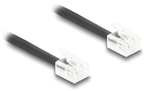 DeLOCK Telefonkabel/Spiralkabel RJ11 St. zu RJ11 St. 2m