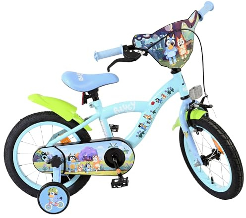 Volare Kinderfahrrad 12, 14, 16 Zoll für Mädchen und Jungen 3–6 Jahre – Offiziell Lizenziert mit Charaktermotiv – Stützräder, Rücktrittbremse und Handbremse