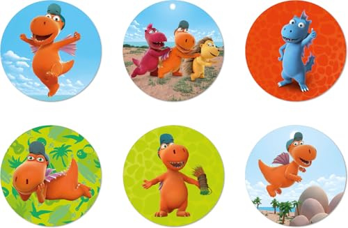 12 Muffinaufleger * DER KLEINE DRACHE KOKOSNUSS * aus Esspapier als Kuchen- und Tortendeko | Ø4cm, Deko für Kindergeburtstag und Kinderparty | Kinder Geburtstag Muffins
